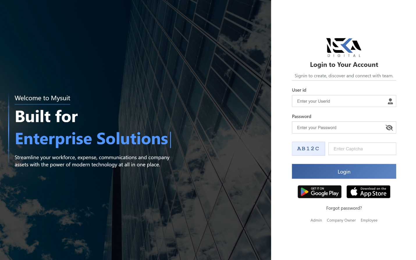ieka Digital Workforce Dashboard